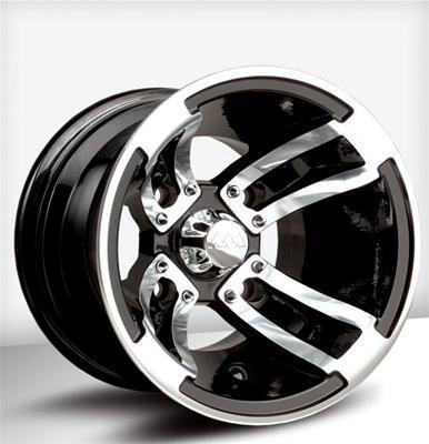 Motosport alloys s3 series redline machined black wheel 10"x8" 4x110mm bc