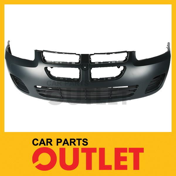04-06 dodge stratus front bumper cover assembly replacement primed w/o fog hole