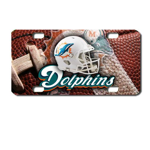 Miami dolphins football mini license plate / mnlicplate916