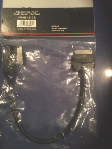 Audi &amp; vw oem music interface ami iphone/ipod cable adapter mmi (new) 4f0051510k