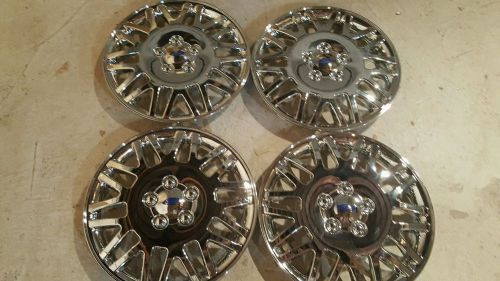 Set of 4 2010-13 ford transit connect van 15&#034; wheel covers hub caps free ship