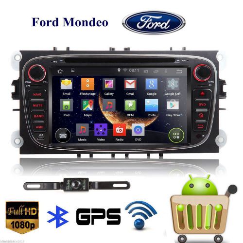 7&#034; hd android 4.4 dual core car dvd gps radio dab for ford black focus 2008-2011