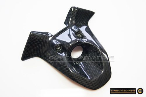 Ducati carbon fiber 848 1098 1198 key ignition lock cover guard insert panel