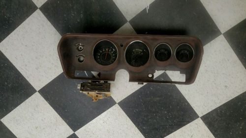 Dodge plymouth b body rally gauge cluster 71-74
