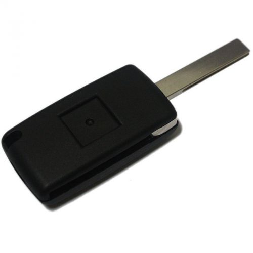 Plastic 2 buttons remote flip key shell cases for peugeot 207 307 308 elegant