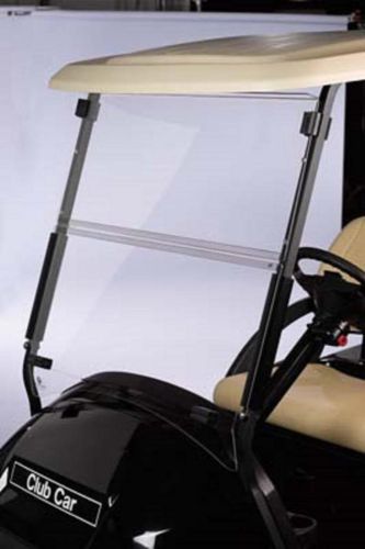 Club car precedent golf cart 2004-up clear acrylic fold down windshield