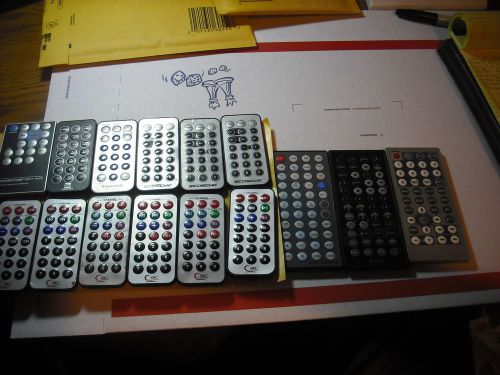 15 ea  misc remotes different types