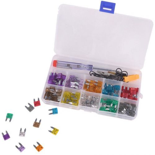 100pc blade fuse assortment auto car truck boat motorcycle fuses kit atc ato atm