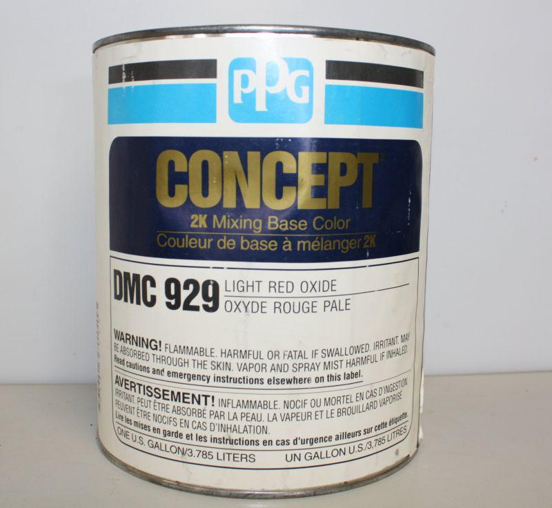 Ppg concept dmc 929 light red oxide 2k mixing base toner paint toner gallon