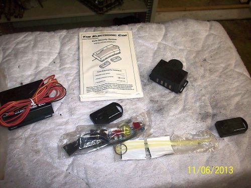 The electronic cop * auto security system w/ engine kill &amp; siren alarm *