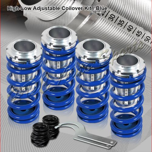 For 1992-1996 honda prelude blue suspension scale lower coil over springs kit