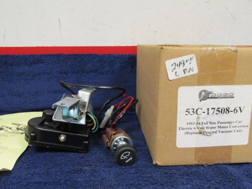 1953-54 chevy full size passenger car  6 volt wiper motor conversion  new 516