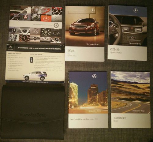 2010 10 mercedes-benz owner&#039;s manual books e class sedan e350 e550 63 # 190