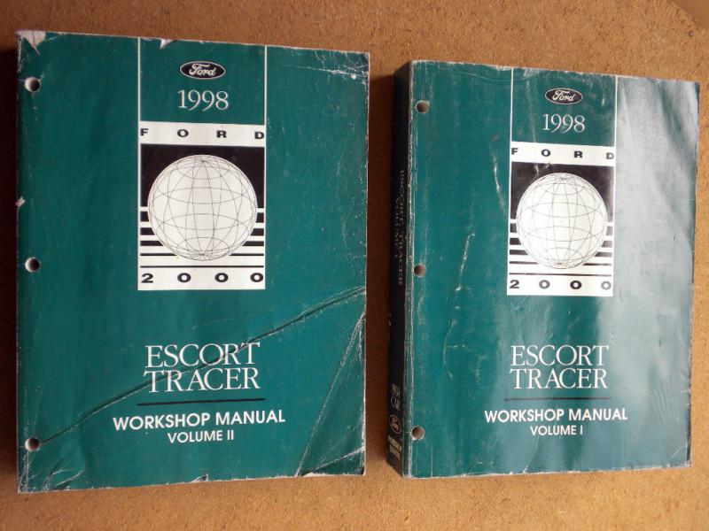 1998 ford escort mercury tracer factory workshop repair manual  