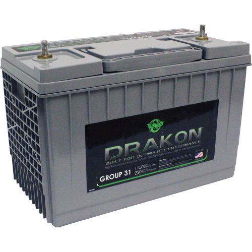 Upg pure lead agm engine start battery - 102ah @ 20 hrs., group 31, model# 31011