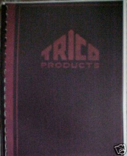 1926-36 trico wiper catalog with rebuilding instructions included