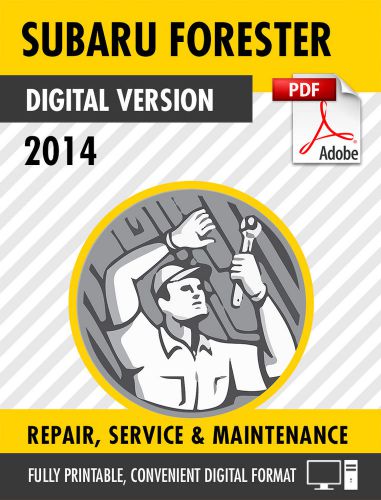 2014 subaru forester factory repair service manual