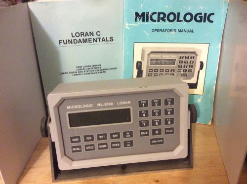 Vintage micrologic ml-8000 fishing navigating system.