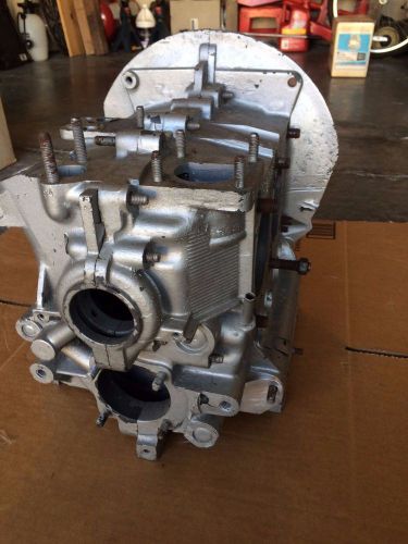 Vw engine case aircooled, 1600cc, used, takes oversized bearings, dual relief