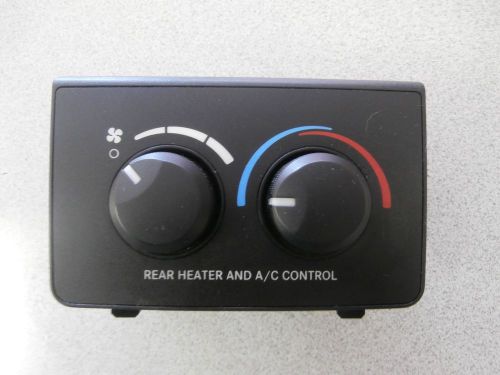 2005 dodge durango slt  rear heater &amp; a/c control