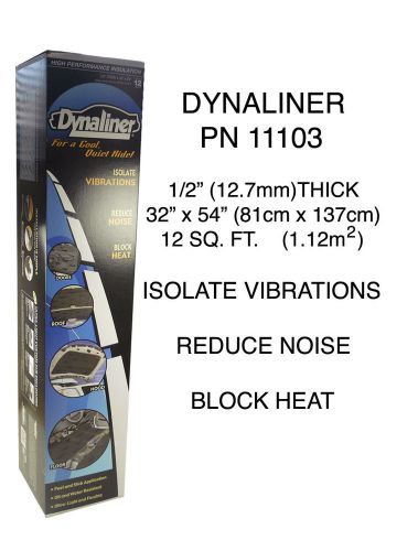 Dynamat dynaliner 1/2&#034; 12.7mm32&#034; x 54&#034; heat block 11103