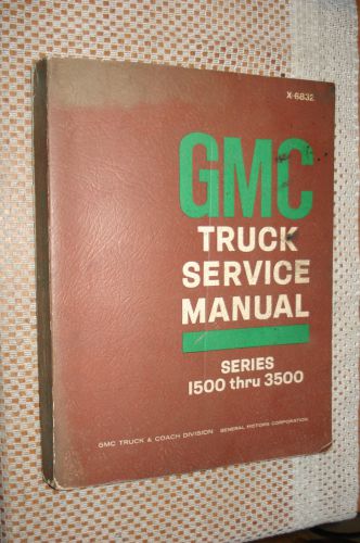 1968 gmc shop manual original rare service book rare!!!!!