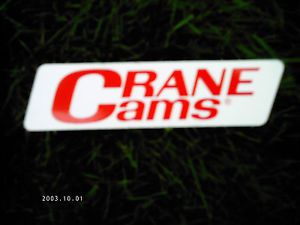 One crane cams official racing decal   d144