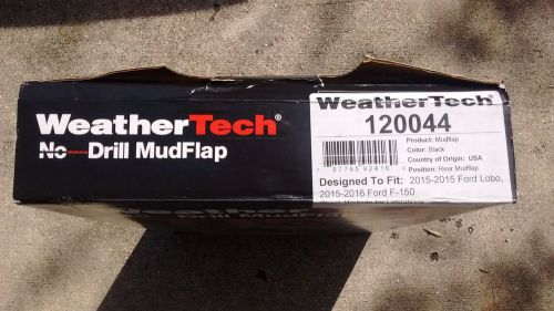 Weathertech no drill mud flaps #120044 for ford f150 and lobo