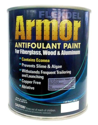 Flexdel armor copper-free antifouling bottom paint (white, quart) 13007