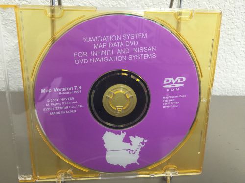 7.4 update 2006 2007 2008 infiniti fx35 fx45 fx navigation dvd map u.s canada cd