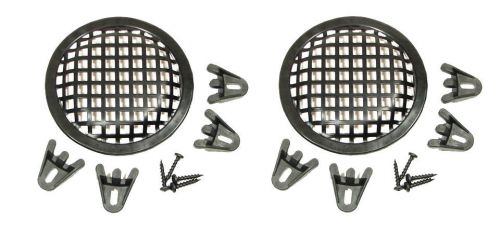 2 pack procraft 5&#034; speaker grill with mounting hardware for 5&#034;  woofers