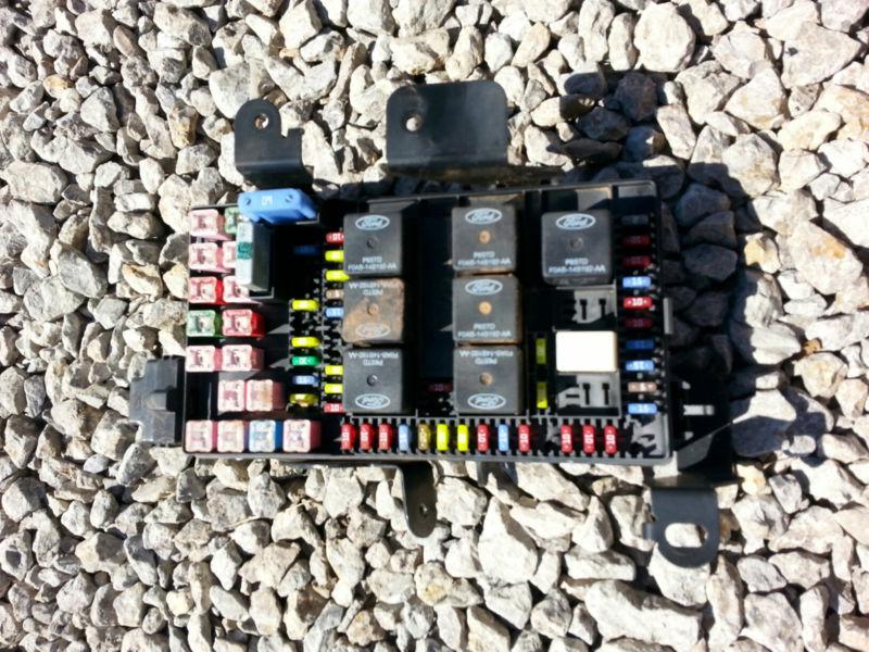 05 06 07 ford f250 f350 f450 junction fuse box under dash relays  