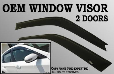 Honda civic 3 drs 92 93 94 95 jdm racking style oem window visor rain guard a+