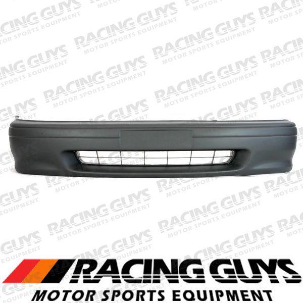91-94 toyota tercel front bumper cover raw black new facial plastic to1000138
