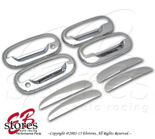 Chrome plated door handle cover ford expedition 97-03 (4 door w/ 2 keyhole)