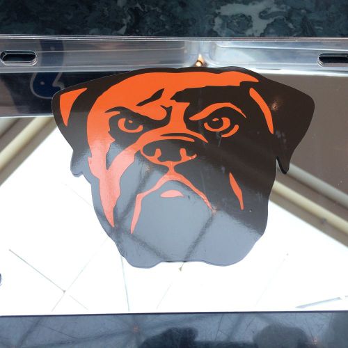 Nfl - acrylic cleveland browns license plate