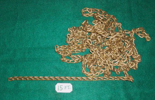 15 ft. solid brass chain