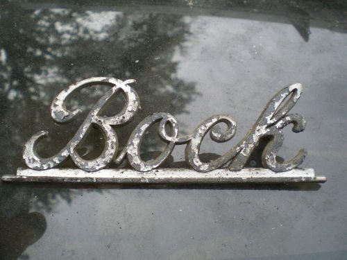 60&#039;s ford dealership dealer bock emblem plaque badge collector rare