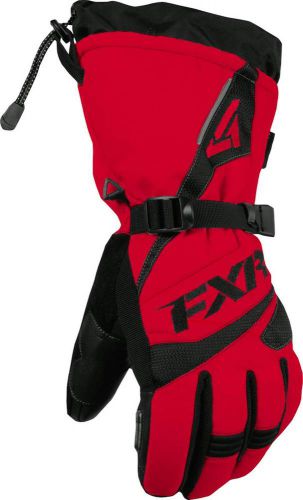 New fxr-snow fuel adult waterproof gloves, red, 3xl/xxxl