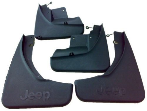 2011-2016 jeep grand cherokee deluxe front &amp; rear molded splash guards mud flaps