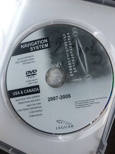 2007 2008 jaguar navigation dvd map disc ver # 898-bd