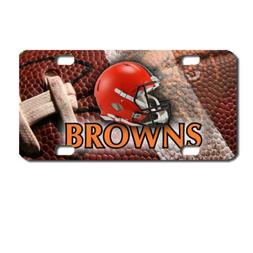 Cleveland browns football mini license plate / mnlicplate907