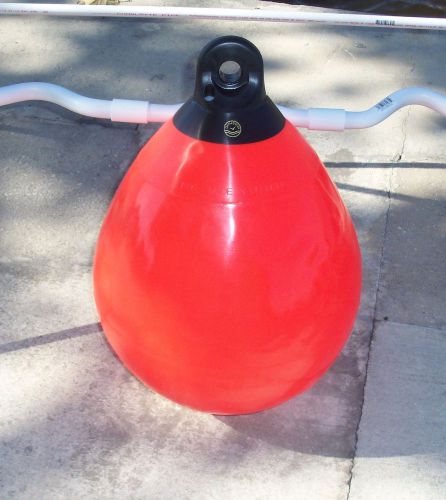 Dan-fender  16&#034; red buoy top quality boat fenders made! compare to taylormade!