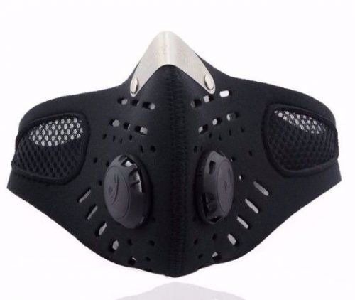 Motorcycle ski anti-pollution mask sport mouth-muffle dustproof w/ filter