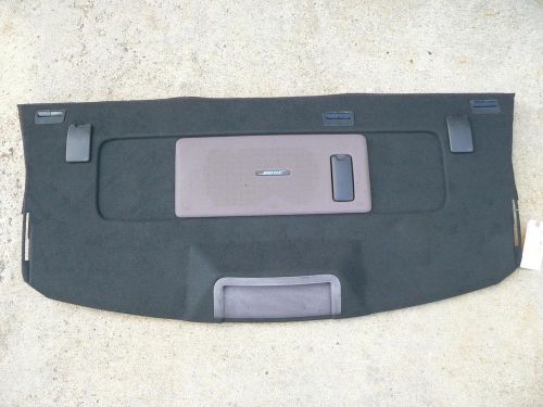 Infiniti m35 07 black package tray (rear windshield/window carpeted panel)