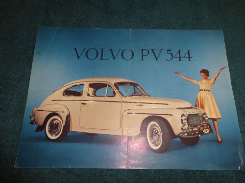 1959 / 1960 volvo pv 544 sales brochure / original dealership flyer