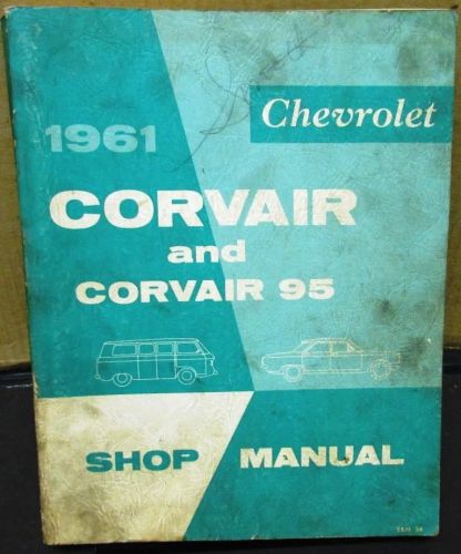 1961 chevrolet corvair dealer service shop manual original 95 repair