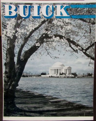 Buick magazine april 1950 vol 11 no 10 original with travel articles