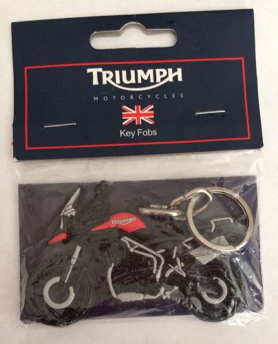 Triumph tiger 800xcrubber key chain ring fob m9477210