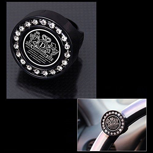 Edition simple power handle car steering wheel mini knob luxury cubic jewelry